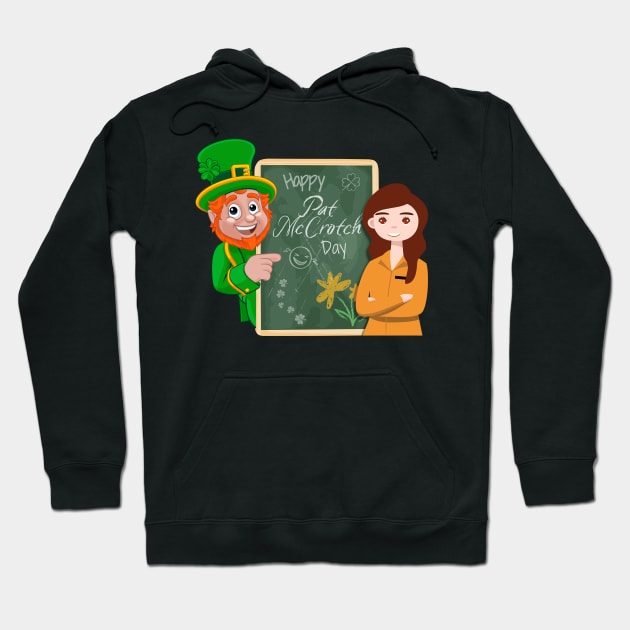 Happy Pat McCrotch Day Hoodie by Etopix